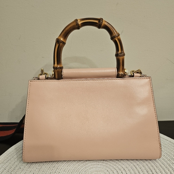 ✨ Gucci Diana Mini Bamboo Handle Bag – Blush Pink/Ivory - Picture 4 of 16